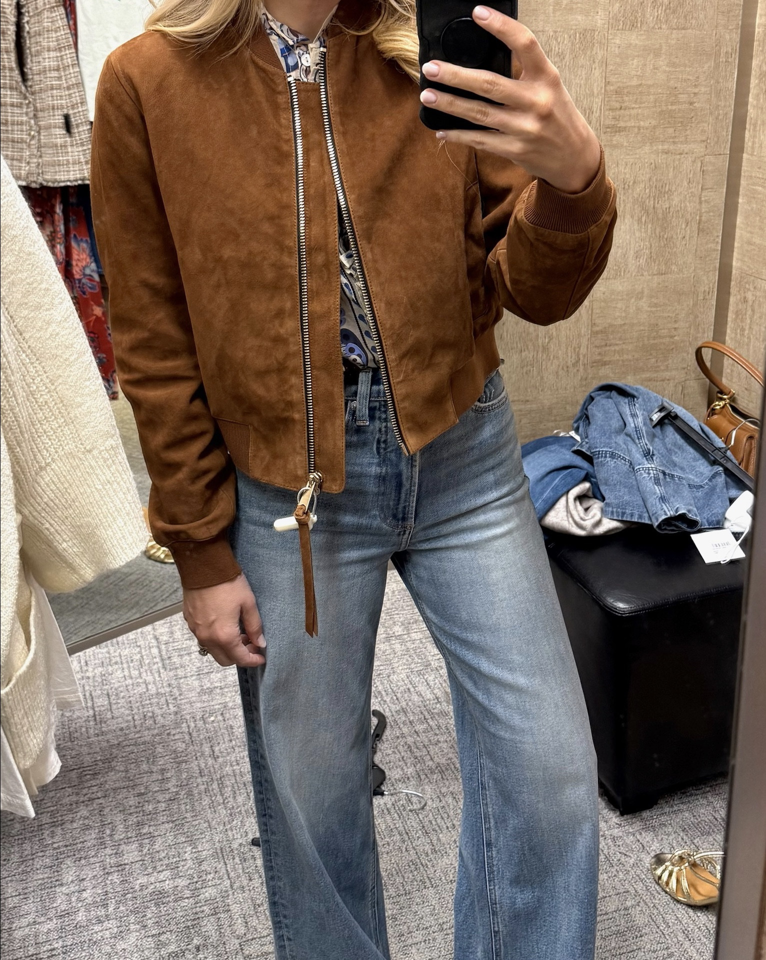 Cutest suede Jacket 
Jeans 
Boots 
Booties 
Fall Outfit 
#LTKStyleTip 

#LTKSeasonal