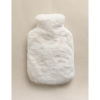 M&S Supersoft Faux Fur Hot Water Bottle Neutral | Marks & Spencer (UK)