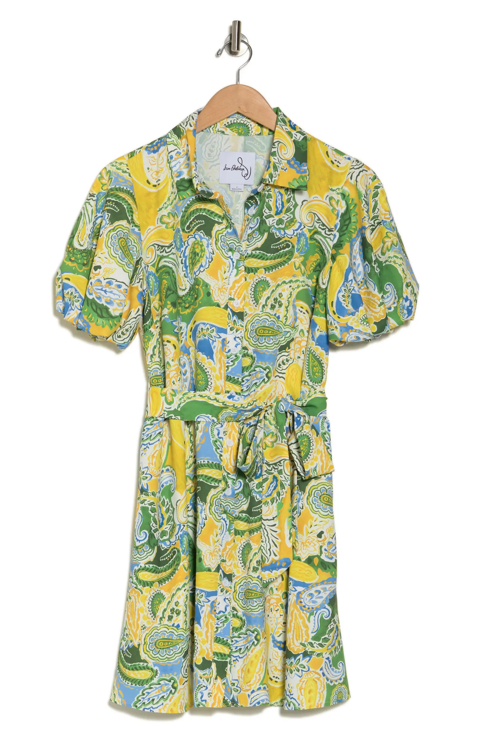 Sam Edelman Puff Sleeve Shirtdress | Nordstromrack | Nordstrom Rack