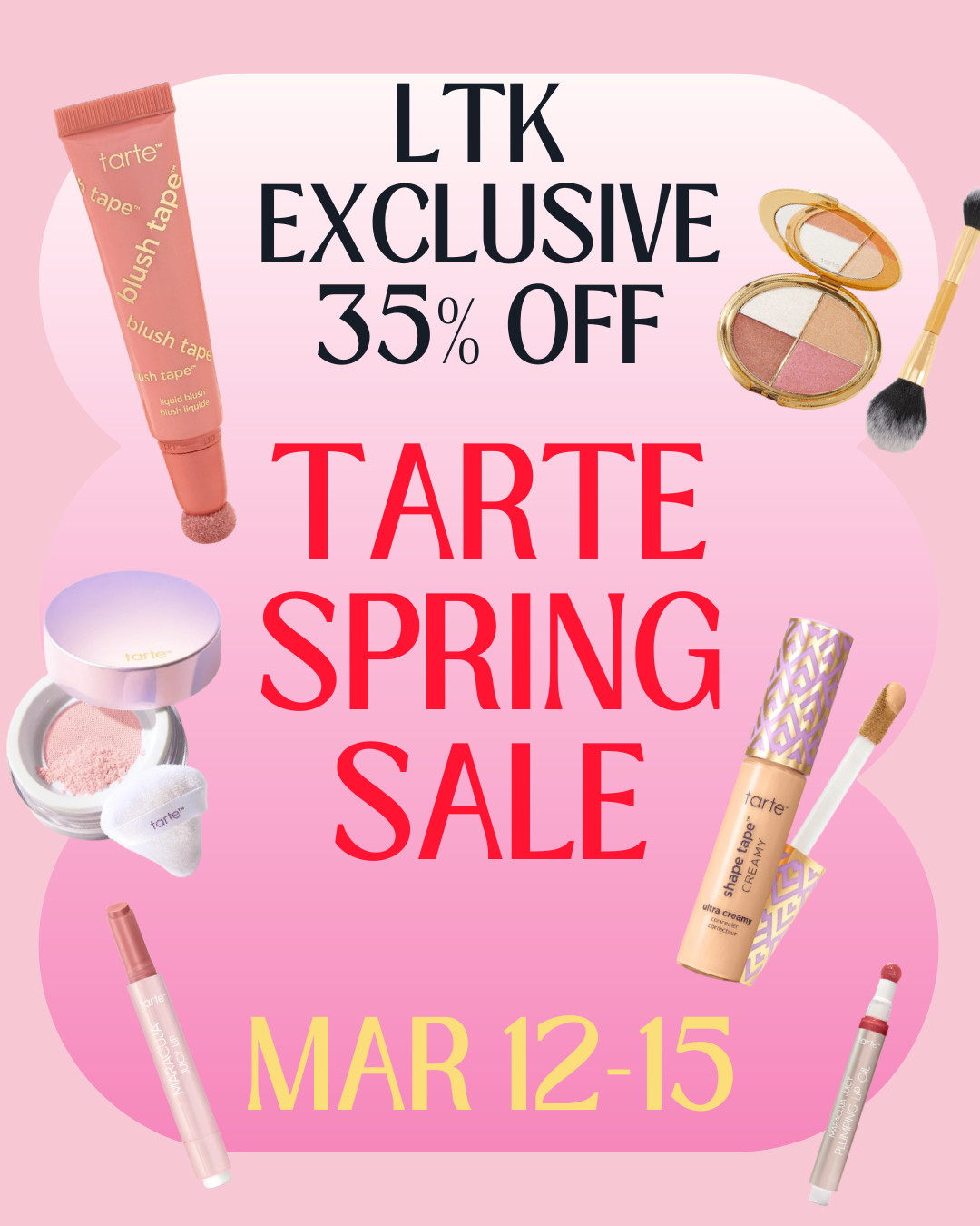 Tarte spring sale is live in the LTK app 🌸💕 You can get 35% off March 12–15. Such a good time to grab beauty staples, restocks, or anything you’ve had your eye on.

Important: to get the discount, you need to shop through the LTK app. Just tap a product from my post, hit “Copy Promo Code,” and then paste that code at checkout on Tarte’s website. That’s the way the discount applies and the only way I get credit for the sale too 🤍

If you shop, make sure you:

Open this post in the LTK app

Tap the product you want

Hit Copy Promo Code

Paste it into the promo code box at checkout on the retailer site

Happy shopping 💖 

 #LTKSpringSale #LTKselfcare