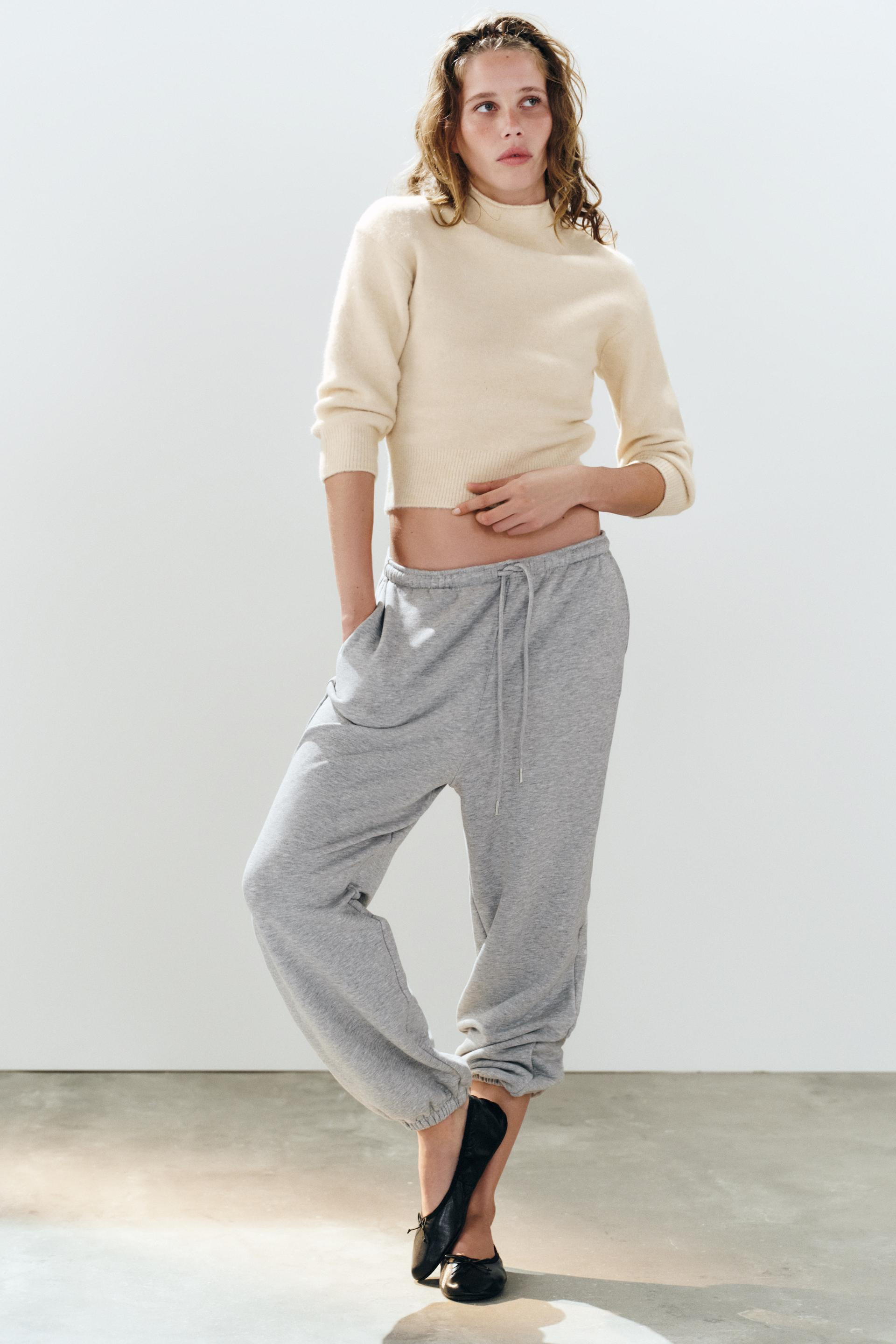 SOFT HIGH-NECK KNIT JUMPER | Zara US