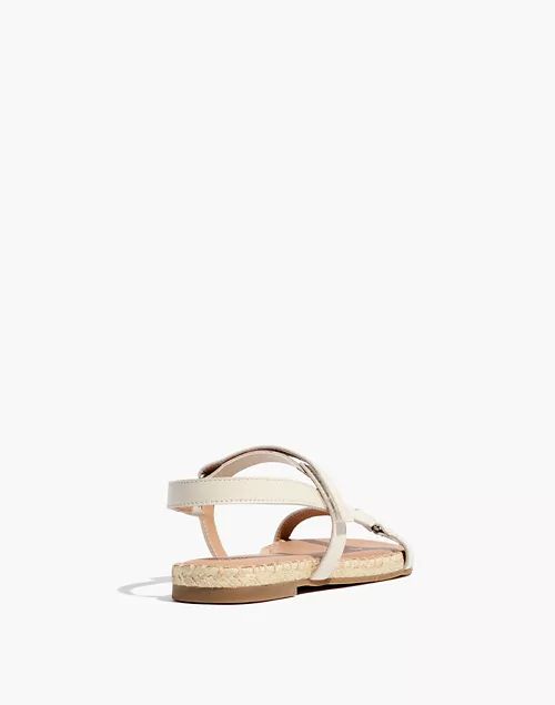 The Hallie Espadrille Sandal in Leather | Madewell