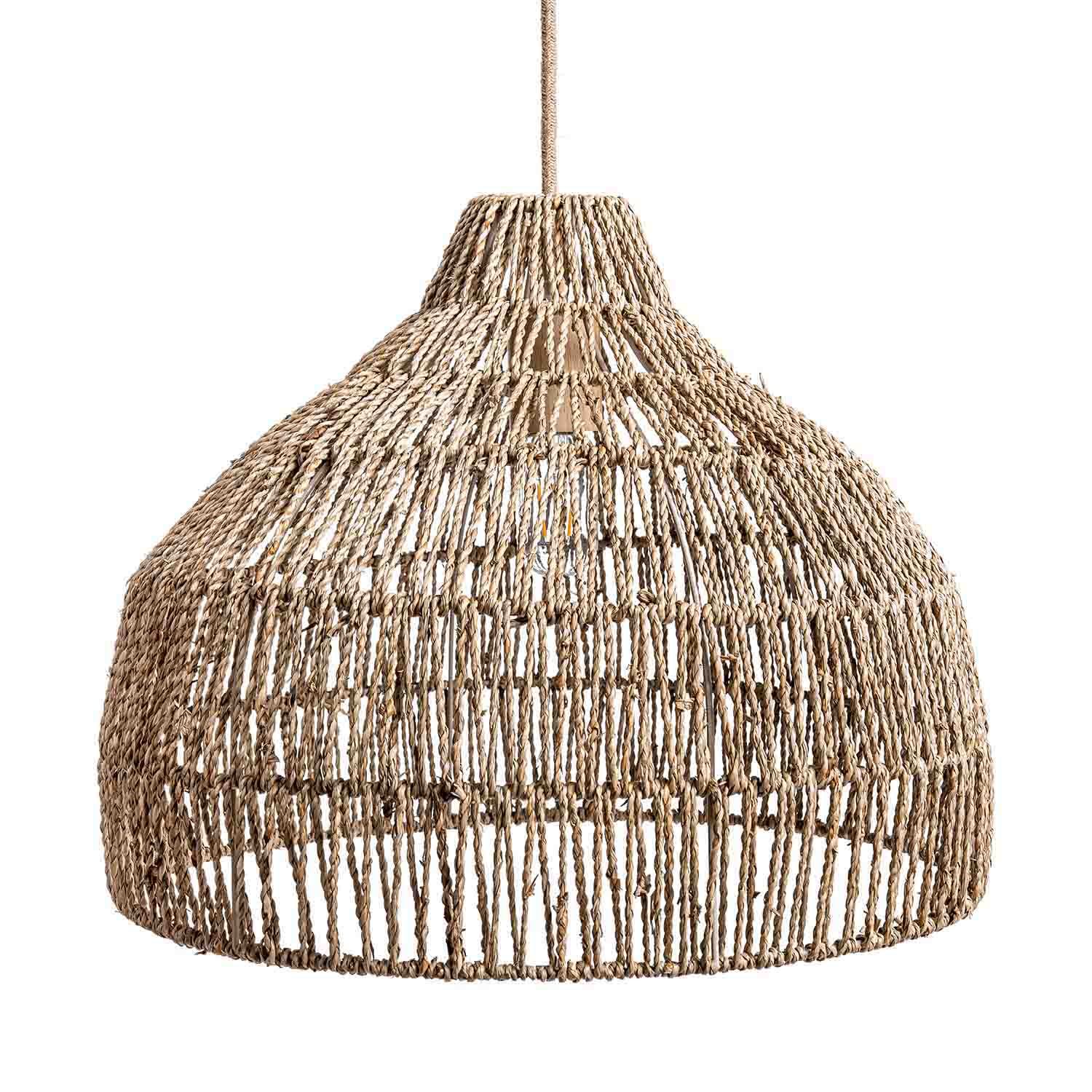 Dreamy Palm Fibers Pendant Light | Rowabi