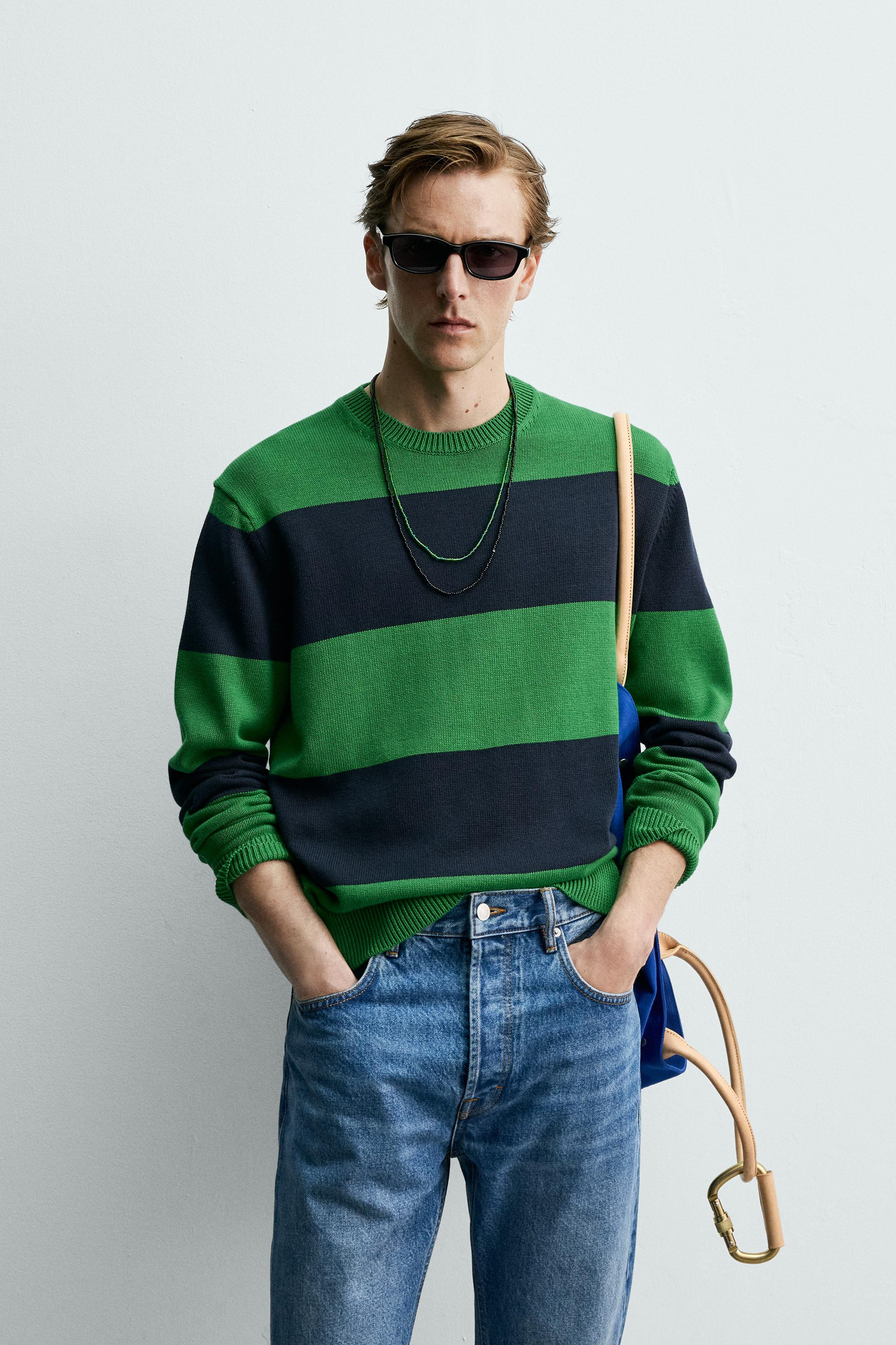 STRIPED JACQUARD JUMPER AARON LEVINE X ZARA | Zara UK