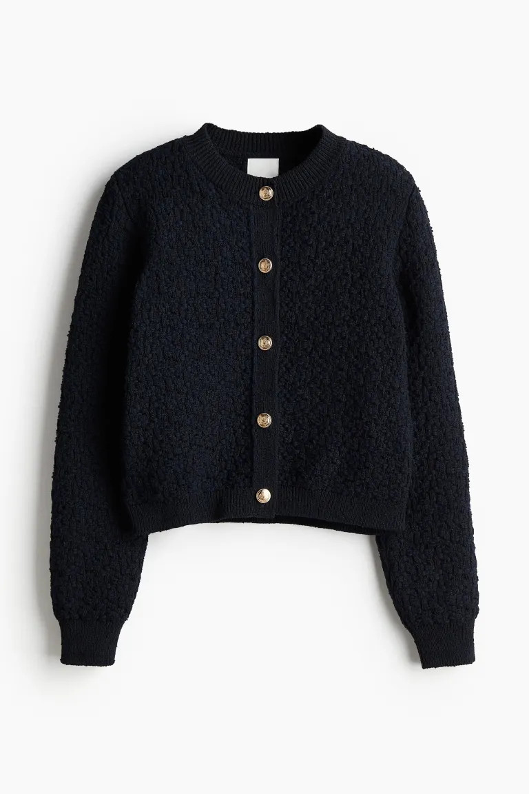 Textured-Knit Cardigan | H&M (US + CA)