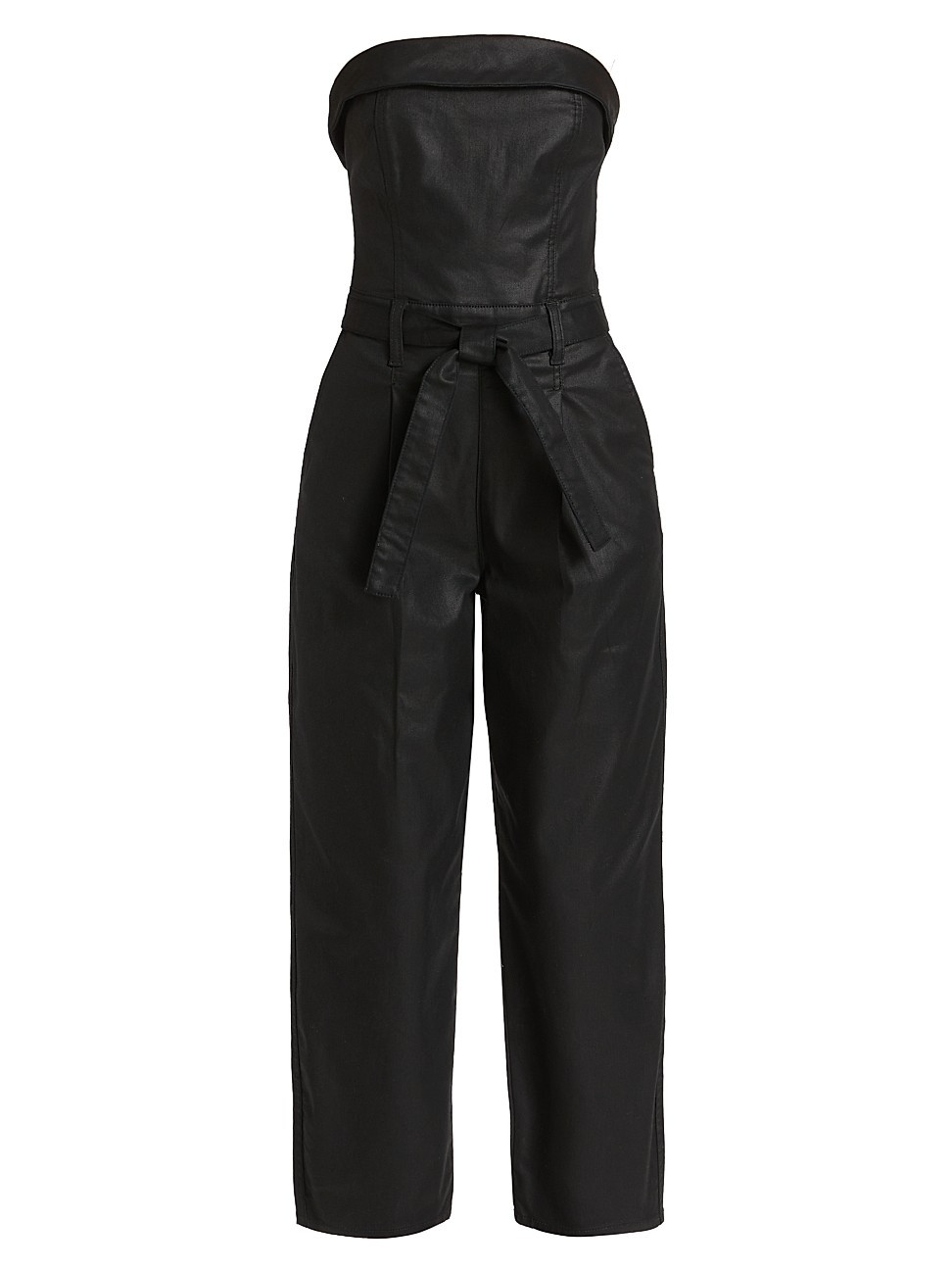Women's Balloon-Leg Coated Denim Jumpsuit - Rabbit Hole - Size XL | Saks Fifth Avenue