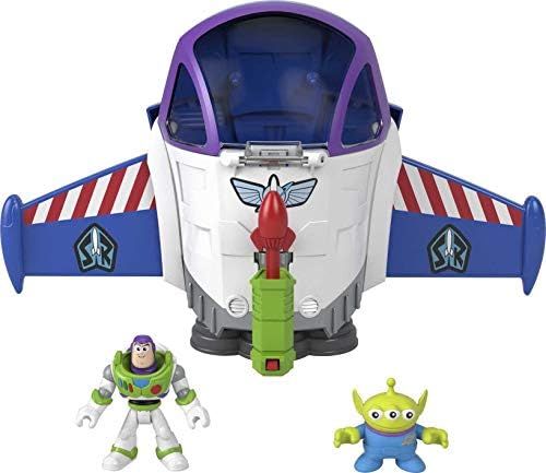 Amazon.com: Imaginext Disney Pixar Toy Story Buzz Lightyear Space Mission Playset with 2 figures ... | Amazon (US)