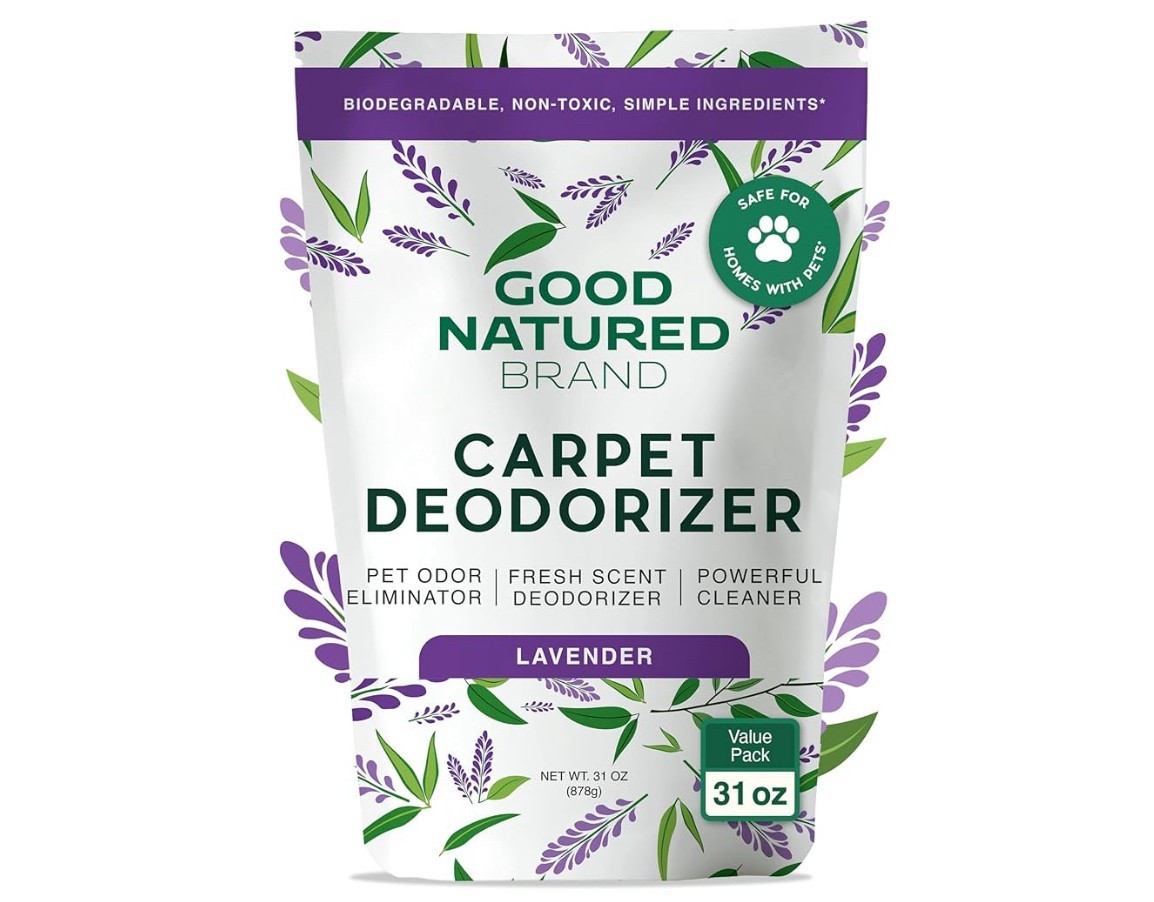 Good Natured Brand | Carpet Deodorizer & Freshener Powder | 31 oz Pet Odor Eliminator for Strong Odor & Pet Urine | Fresh Natural Lavender Scent | Safe for Homes with Pets

#LTKFindsUnder50 #LTKFamily #LTKHome
