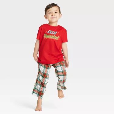 Toddler Holiday Feliz Navidad Matching Family Pajama T-Shirt - Wondershop™ Red | Target