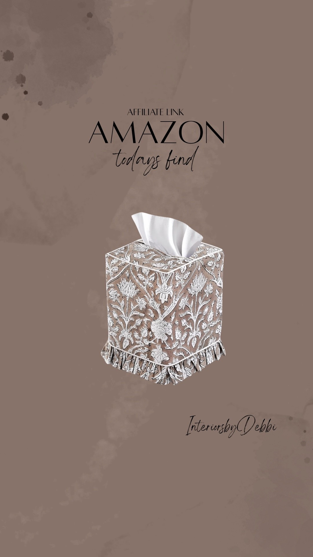 Amazon Find
Tissue box cover, transitional home, modern decor, amazon find, amazon home, target home decor, mcgee and co, studio mcgee, amazon must have, pottery. barn, Walmart finds, affordable decor, home styling, budget friendly, accessories, neutral decor, home finds, buy new arrival, coming soon, sale alert, high end look for less, Amazon favorites, Target finds, cozy, modern, earthy, transitional, luxe, romantic, home decor, budget friendly decor #amazonhome

#LTKSeasonal #LTKHome
