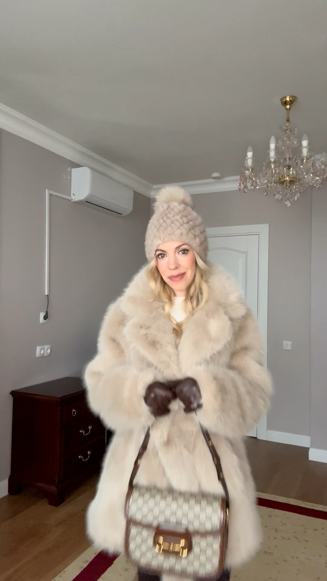 Beige faux fur coat, cozy winter outfit, Zara chocolate brown leggings, Zara brown snow boots (treated leather and waterproof!)

#LTKSeasonal #LTKFindsUnder50 #LTKootd