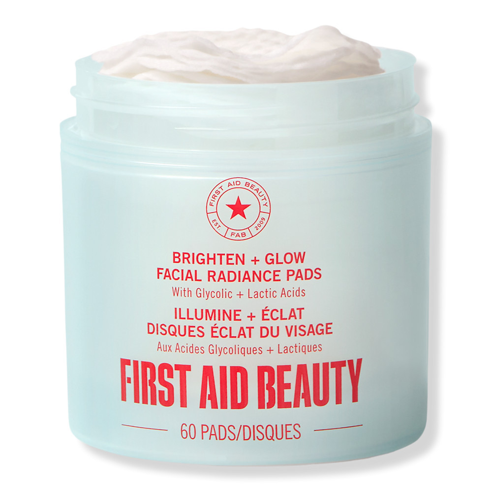 First Aid Beauty Facial Radiance Pads with Glycolic + Lactic Acids - 60 ct | Ulta