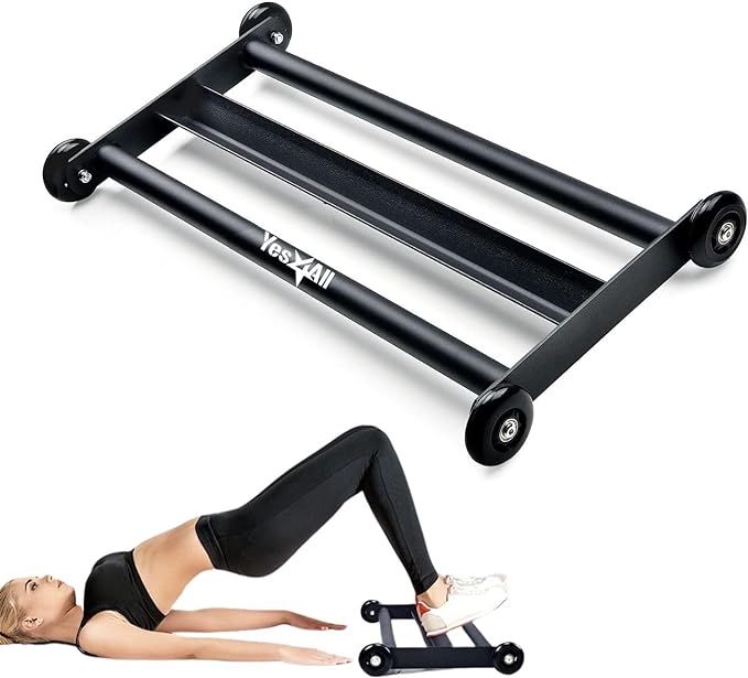 Yes4All Glute Ham Glider Ab Glute Glider Machine - Heavy Duty Exercise Wheels for Hamstring Curl,... | Amazon (US)