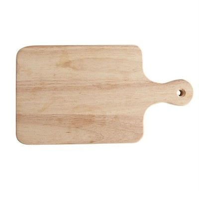 Home Collection Wooden Bread and Charcuterie Cutting Board with Handle Large 18x8x0.75 inch | Target