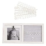 Mud Pie Letter Board Frame Set, White | Amazon (US)