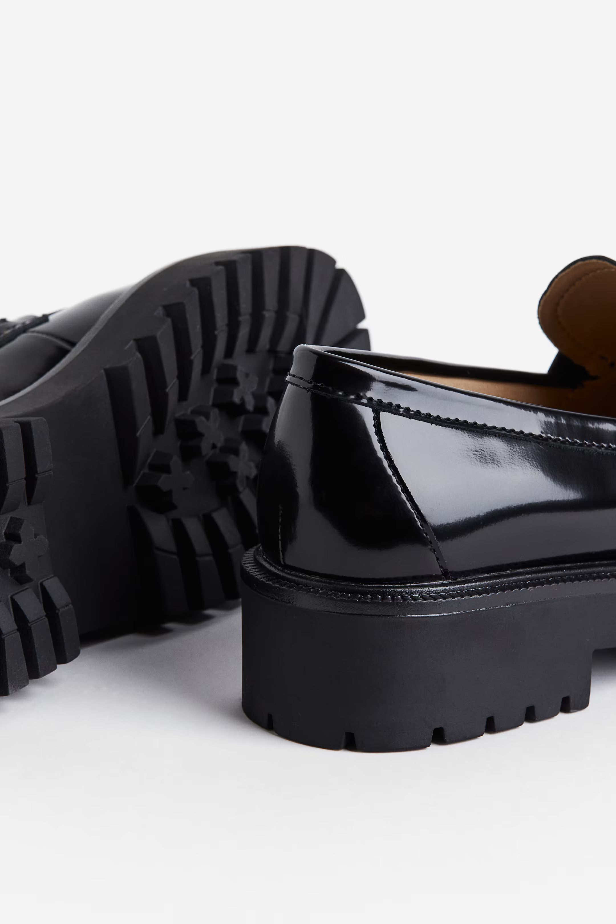 Loafer aus Leder - Schwarz - Ladies | H&M AT | H&M (DE, AT, CH, NL, FI)