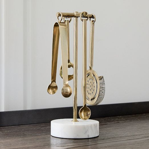 Archer Barware Bar Tools w/ Stand | West Elm (US)