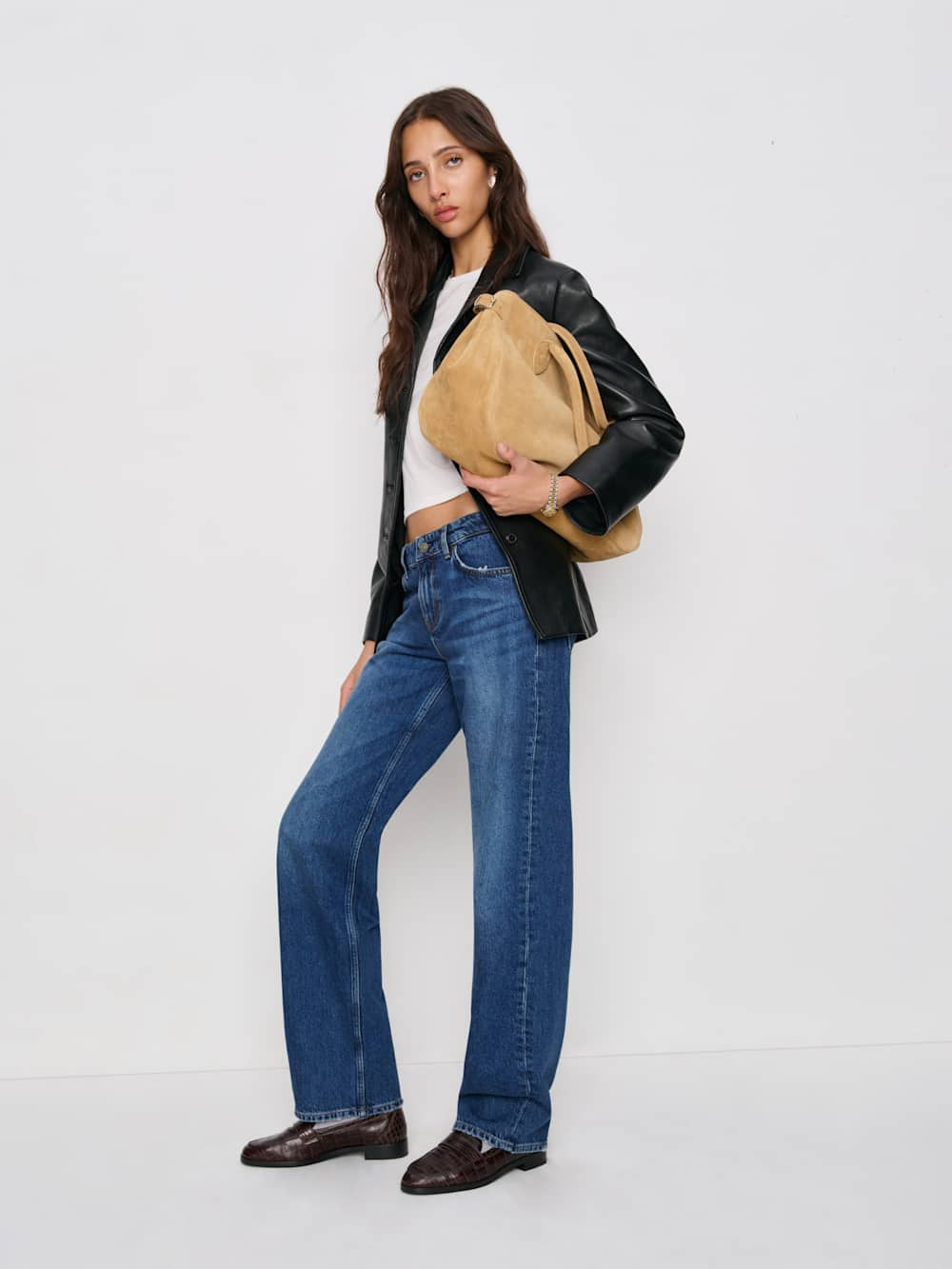 Charlee Low Rise Straight Leg Jeans | Reformation (Global)