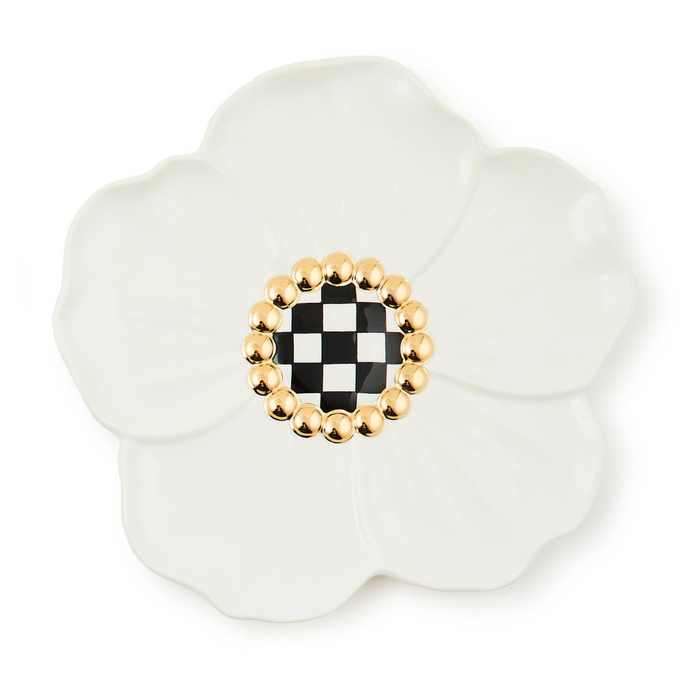 White Rabbit Ceramic Dessert Plates, Set of 4 | MacKenzie-Childs