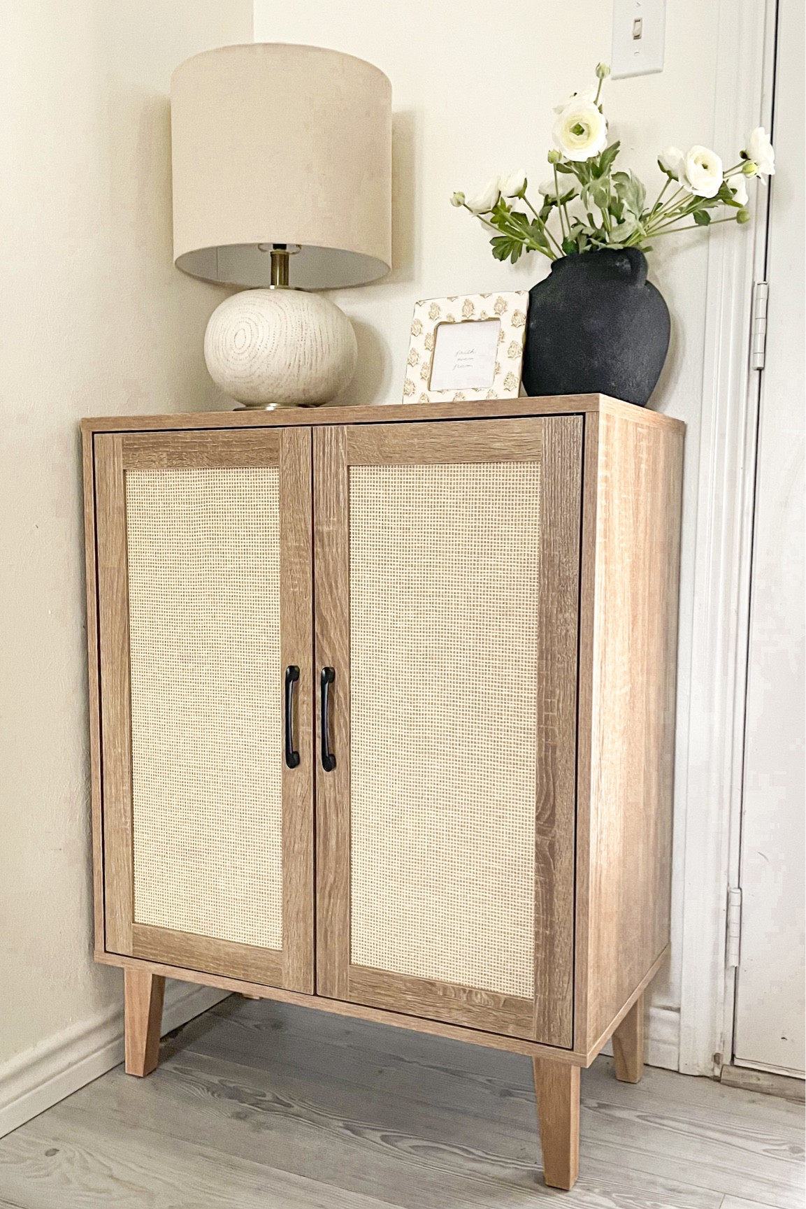 Cabinet styling! Frame and cabinet linked! Lamp and vase+flowers from Hobby Lobby! Linked similar ones.  

Home, decor, hobby lobby, clearance, sale, affordable, Amazon, budget, style, tips, sale alert, organic, modern, vintage 

#LTKHome #LTKStyleTip #LTKSaleAlert