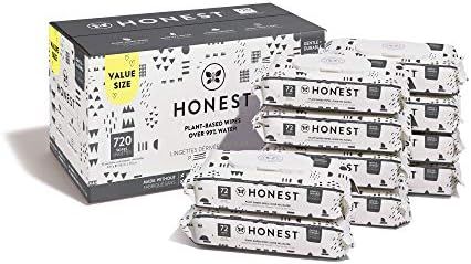 Amazon.com: The Honest Company Baby Wipes, Plant-Based, Extra Thick & Durable Wet Wipes, Unscente... | Amazon (US)