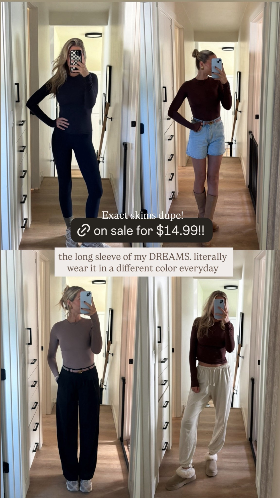 Just can’t beat these tops - I have in almost every color! Just ordered the lipstick red for the holidays 🎄🎅🏼❤️ 
Wearing a small 

#LTKSeasonal #LTKHoliday #LTKCyberWeek