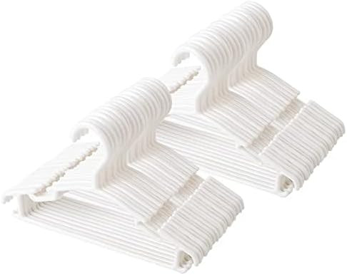 GoodtoU Baby Hangers for Closet 60Pack White Baby Clothes Hangers Bulk Kids Plastic Hangers Toddl... | Amazon (US)