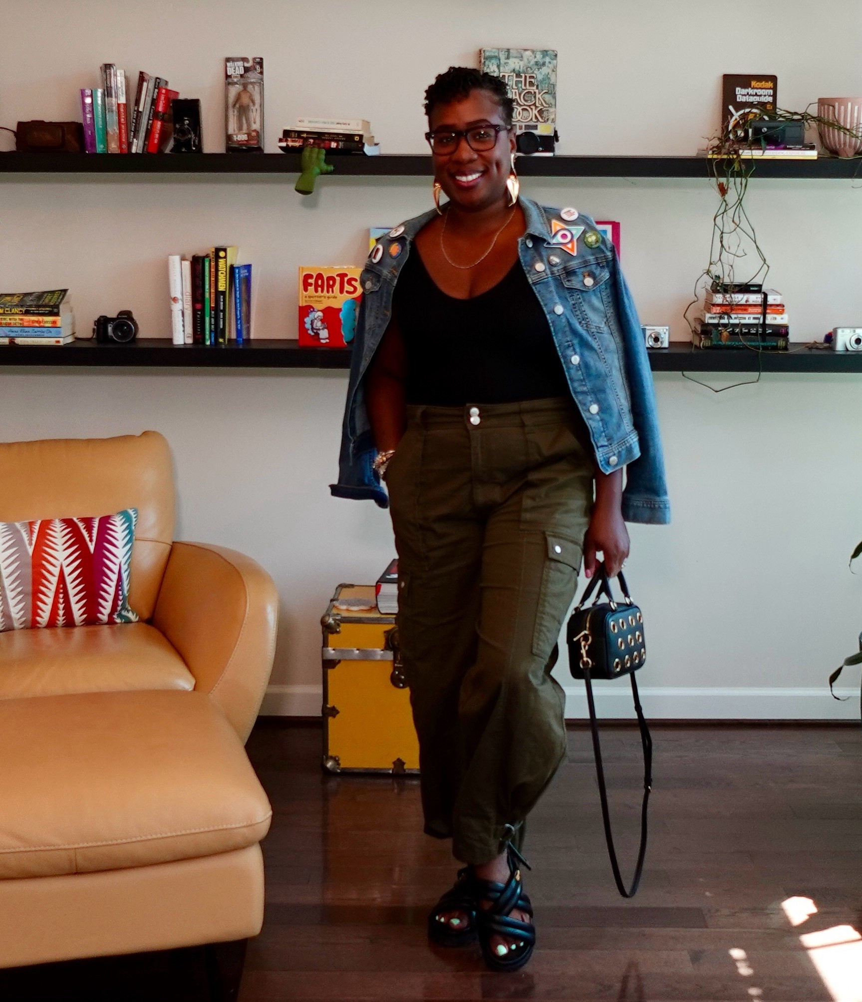 Perfect outfit for Fall! Wearing a size Large (10) in these  #Walmart Cargo Pants. These may be my favorite pants ever!!

#LTKSeasonal #LTKStyleTip #LTKSaleAlert