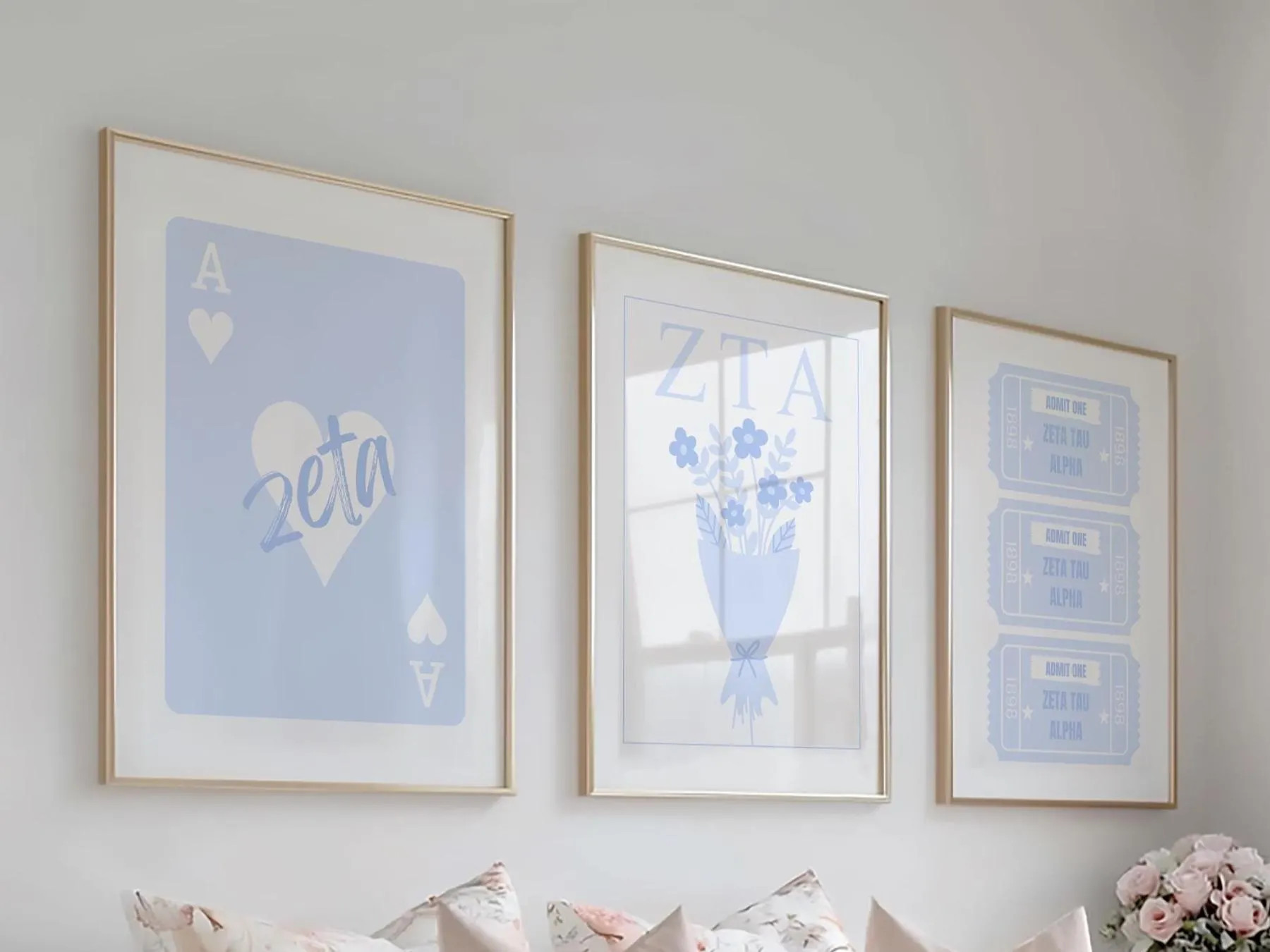 Zeta Tau Alpha Digital Prints | Zeta Prints | Zeta Digital Prints | Blue | Light Blue | Set of 3 | Instant Download | Etsy (Global)