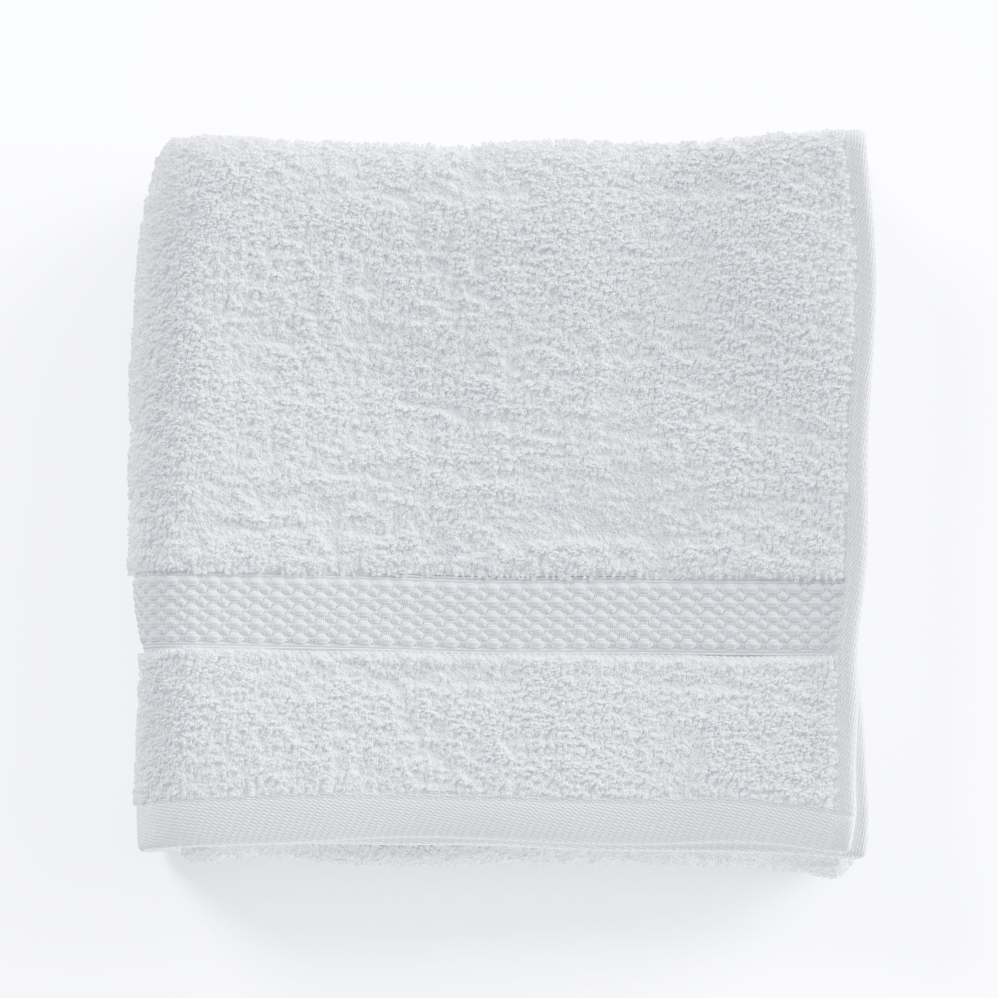Beautiful Dobby Bath Towel, 56" x 30", Off White by Drew Barrymore | Walmart (US)