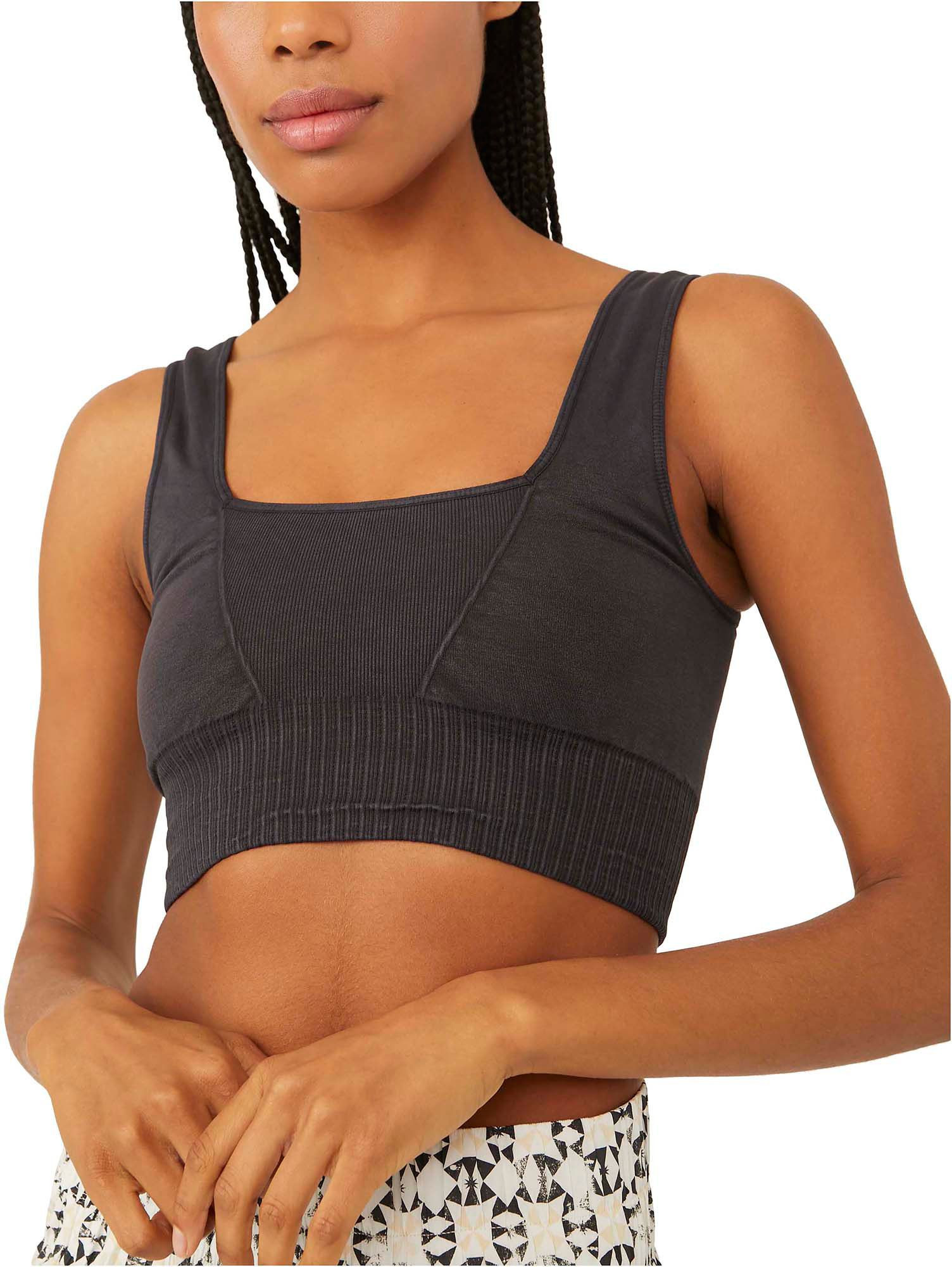 FP Movement Women's Good Karma Square-Neck Bra, Medium/Large, Black | DICK'S Sporting Goods