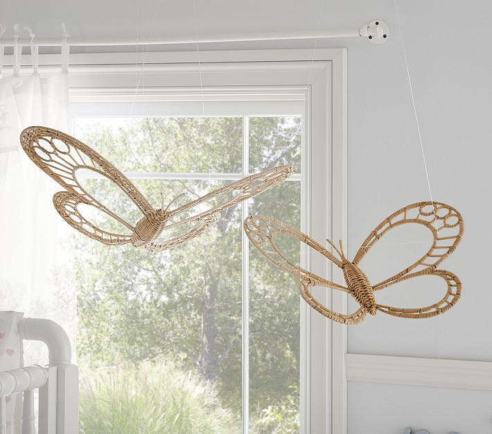 Rattan Butterflies, Set of 2 | Pottery Barn Kids