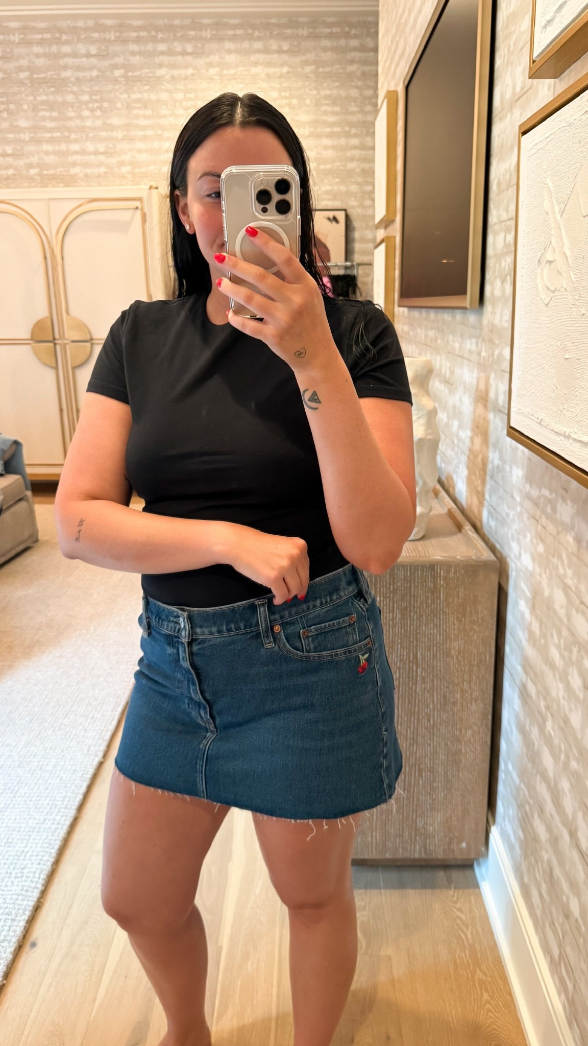 How cute is the limited edition cherry embroidery?! 🍒 Linked them all here— so cute! #abercrombiepartner 

#LTKU #LTKStyleTip #LTKSaleAlert