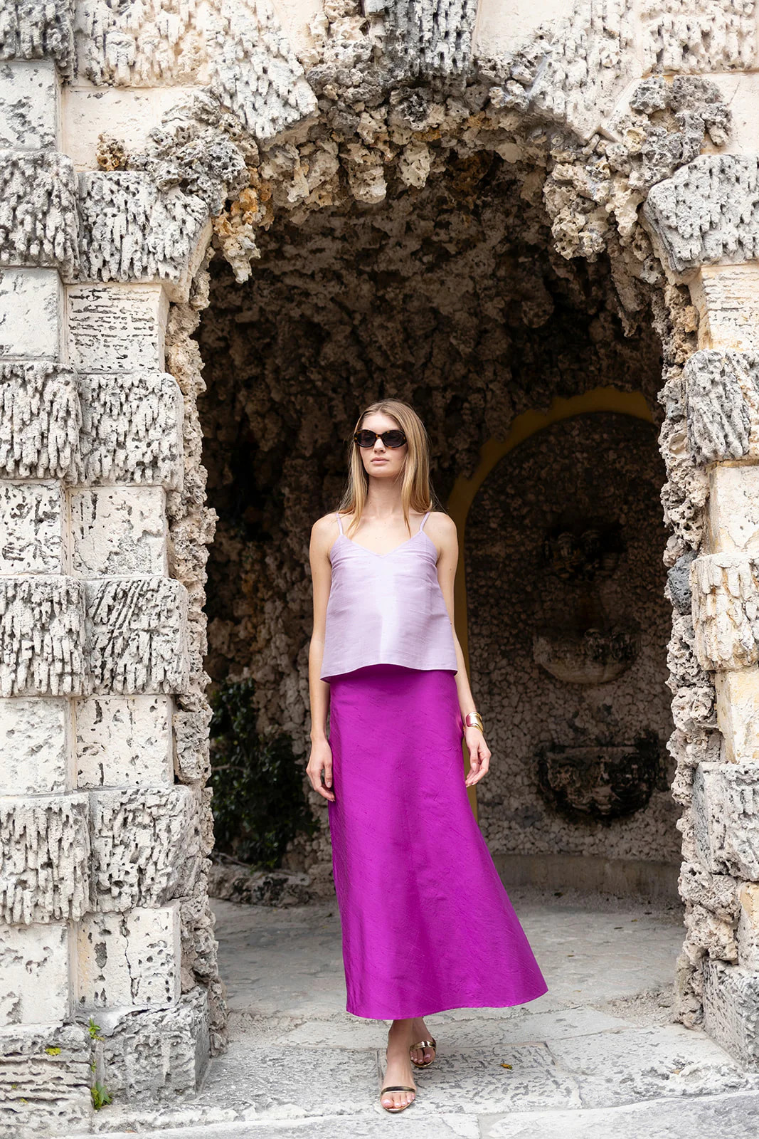 Delfina Skirt - Amethyst | Julia Amory