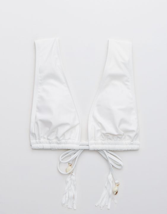 Aerie Tassel Plunge Bikini Top | American Eagle Outfitters (US & CA)