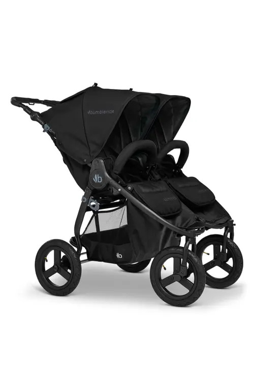 Bumbleride Indie Twin Double Stroller in Black/Black Frame at Nordstrom | Nordstrom