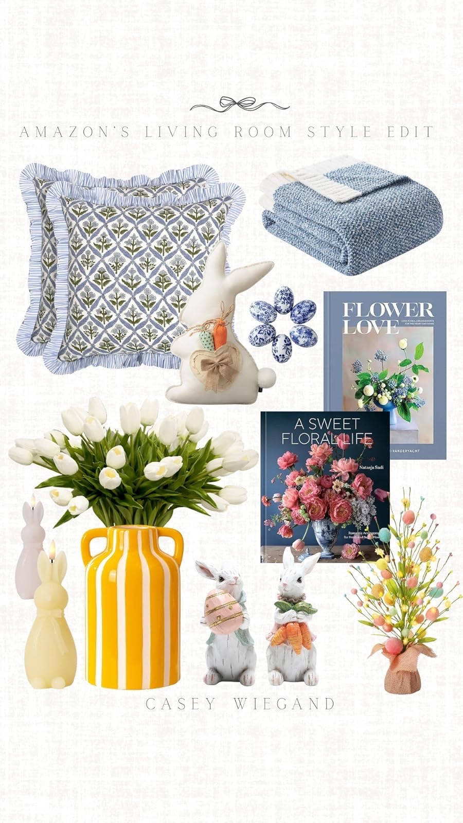 Easter decor and springtime home essentials. Shop these must-haves for your living room. #EasterDecor #SpringHome

#LTKSpringSale #LTKHome #LTKSeasonal