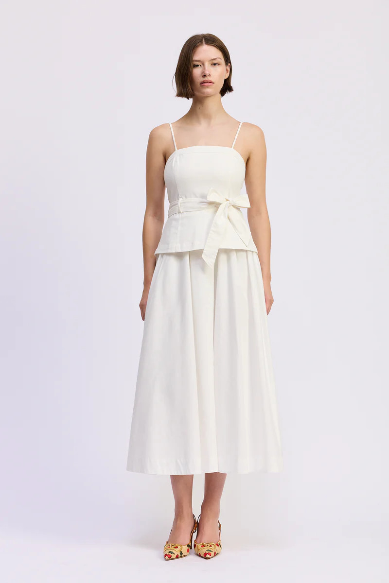 Samantha Mixed Midi Dress | En Saison