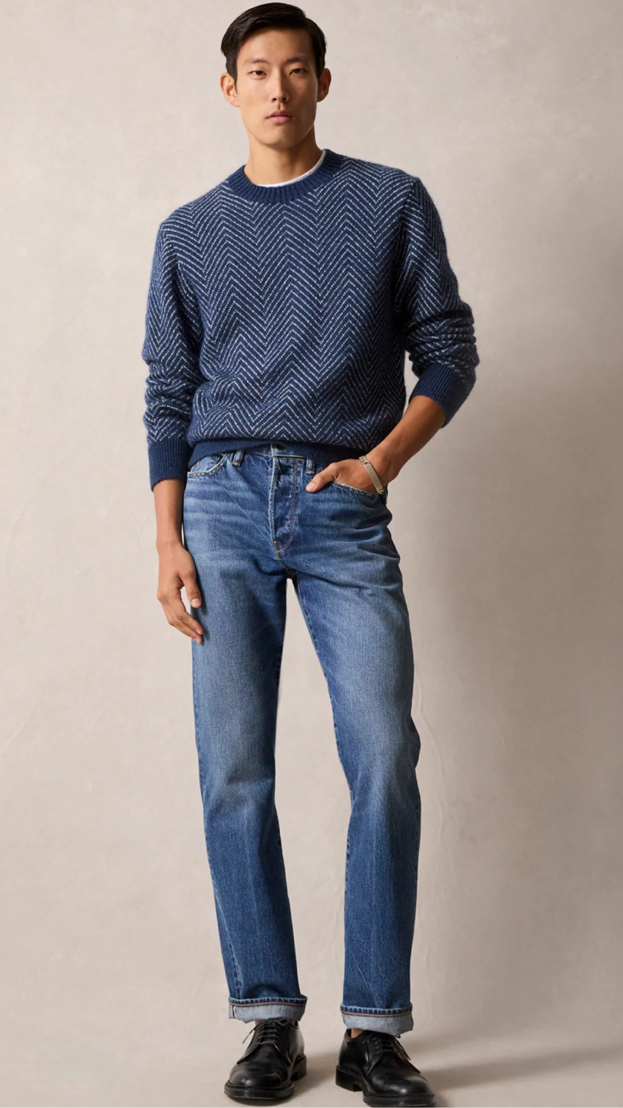 Gifts for Him: Chevron Mohair Crewneck Sweater in Navy

#LTKHoliday #LTKStyleTip #LTKGiftGuide
