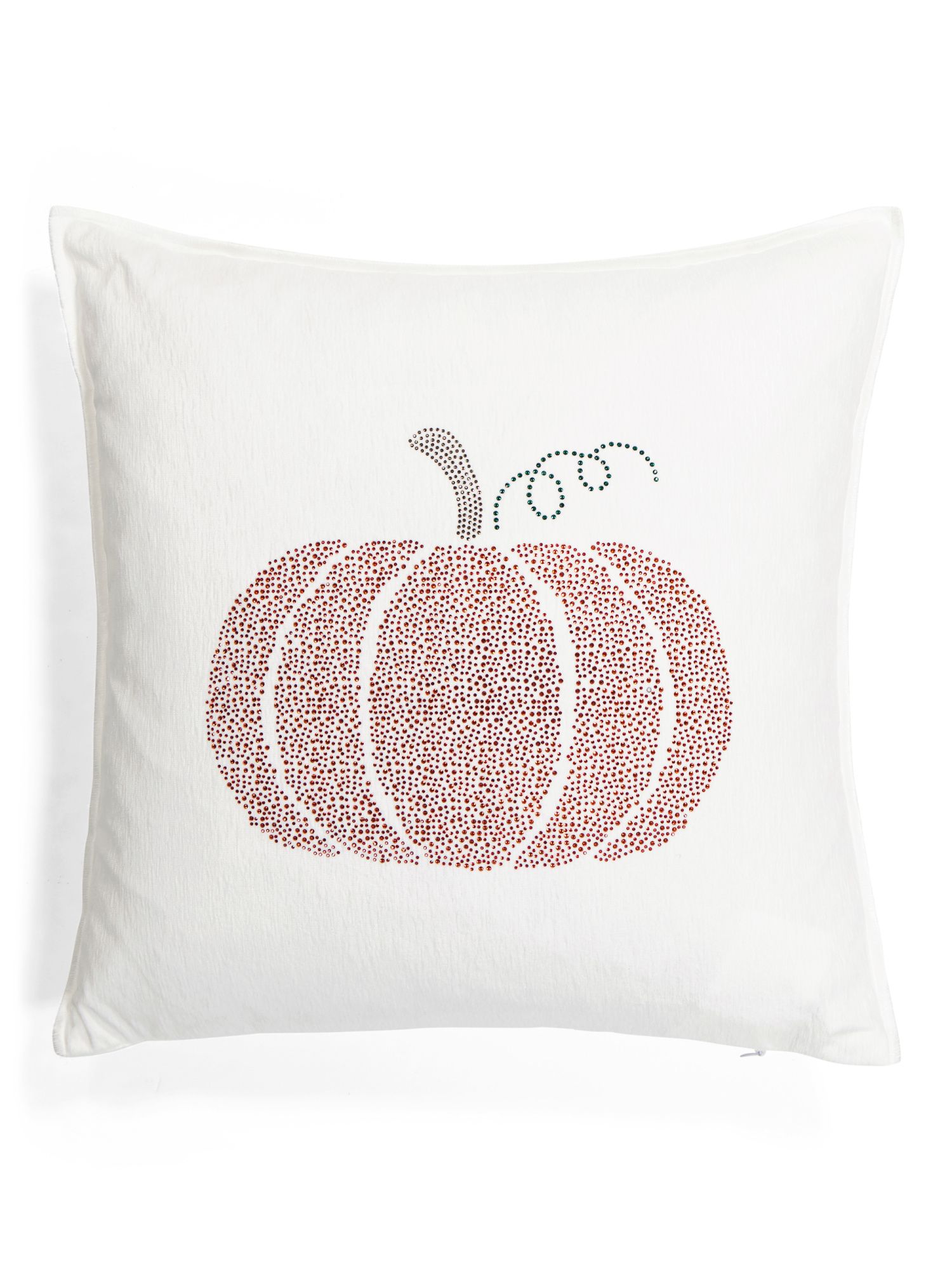 20x20 Velvet Crystal Pumpkin Pillow | Throw Pillows | Marshalls | Marshalls