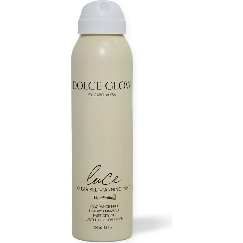 Dolce Glow by Isabel Alysa Luce Clear Self-Tanning Mist in Light To Medium at Nordstrom, Size 6.4 Oz | Nordstrom