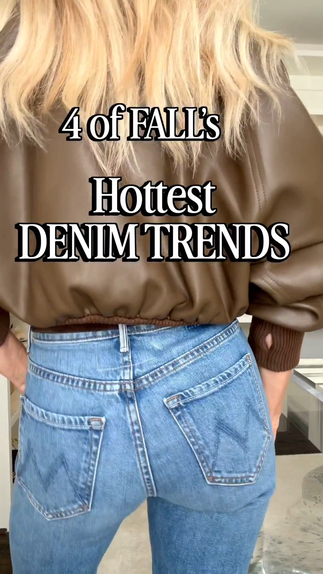 4 of fall’s hottest denim trends (and the pieces I’m wearing on repeat) ✨ 1. High-waisted flare — the most universally flattering silhouette out there. The high rise + floor-skimming hem = legs for days. Wearing these Mother jeans. 2. Soft barrel — my top pick this season, from Pistola. High-waisted with a subtle barrel shape that’s flattering on basically everyone. 3. Cigarette jean + dark wash — two trends in one. These $50 Quince jeans are high-waisted, straight-leg, and fit like designer denim. Still can’t believe the price. 4. Wide leg — Reformation’s take in a neutral khaki instead of classic blue. Such a fresh alternative to your everyday denim. Everything runs tts, I’m wearing a size 24 in all denim and XS in the jackets and tops. 

  

#LTKootd #LTKgrwm #LTKOver40 #LTKootd #LTKSeasonal #LTKOver40