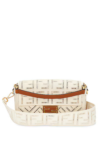 Fendi Mama Baguette Shoulder Bag in Ivory | Revolve Clothing (Global)