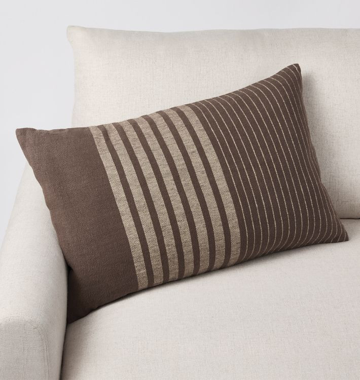 Relaxed Striped Pillow Cover | Rejuvenation