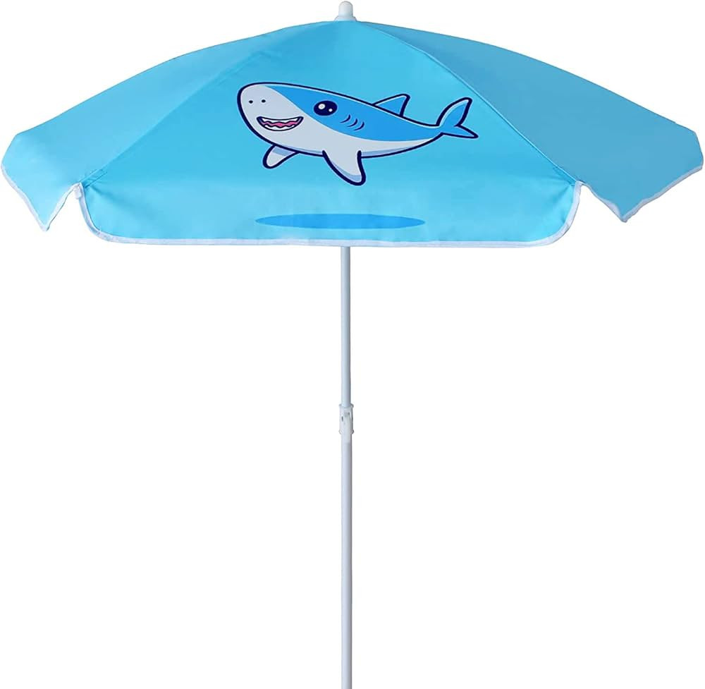 AMMSUN 47 Inch/ 5ft Seaside Umbrella for Sand and Water Table - Kids Durable Umbrellas for childr... | Amazon (US)