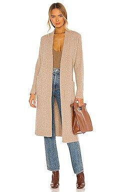 Song of Style Camogli Belted Cardigan in Taupe from Revolve.com | Revolve Clothing (Global)