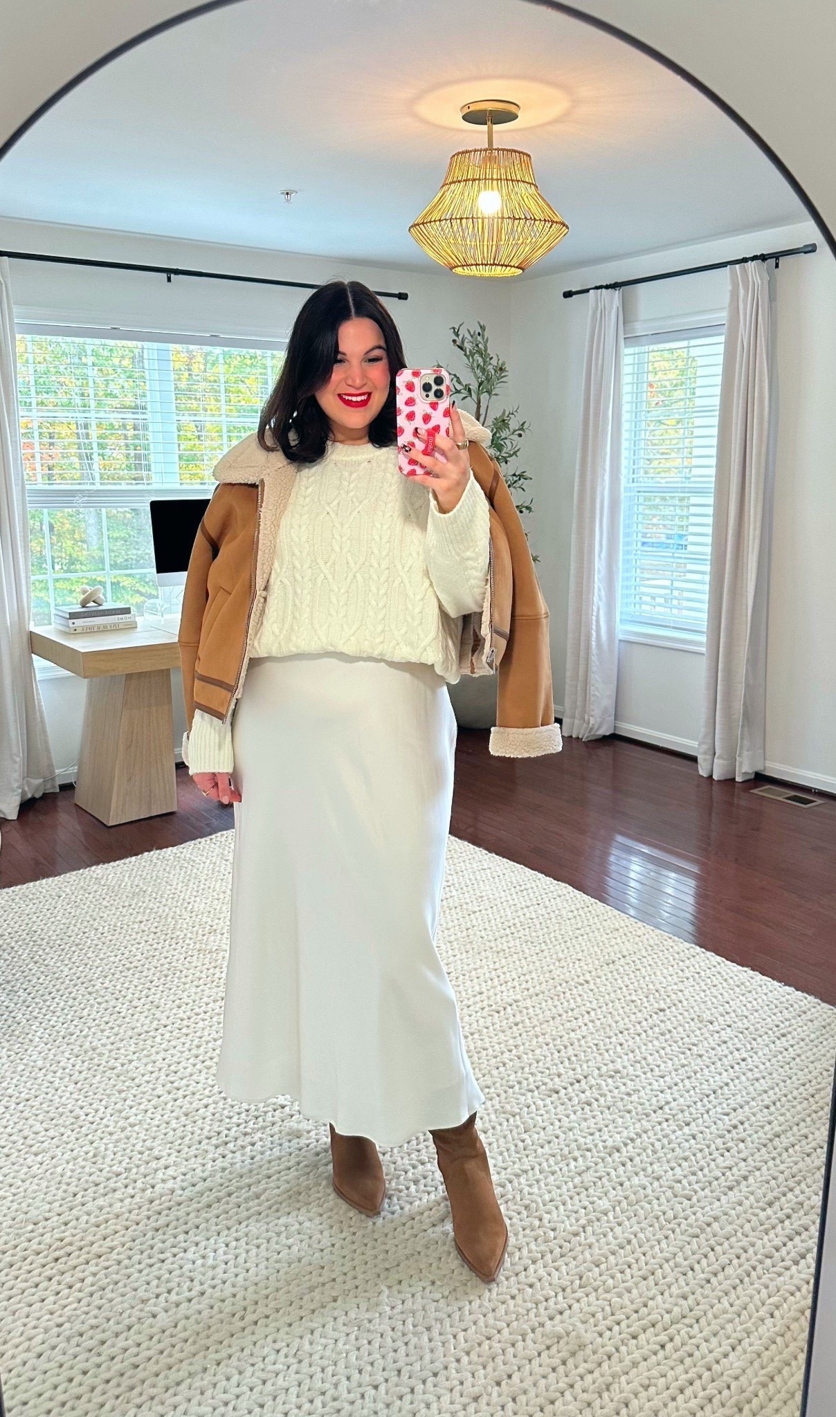 Midsize holiday outfit! Actually wore this all white holiday look for our 2025 family Christmas photos!

Anti chafing shorts - xl
Bralette - xl 
Skirt - large 
Sweater - xl 
Jacket - xl
Boots - 10 

Holiday outfit, holiday style, abercrombie outfit, abercrombie style, midsize, midsize outfit, midsize holiday outfit, Christmas family photos, family photos, holiday family photos, family photos outfit 




#LTKMidsize #LTKHoliday #LTKootd