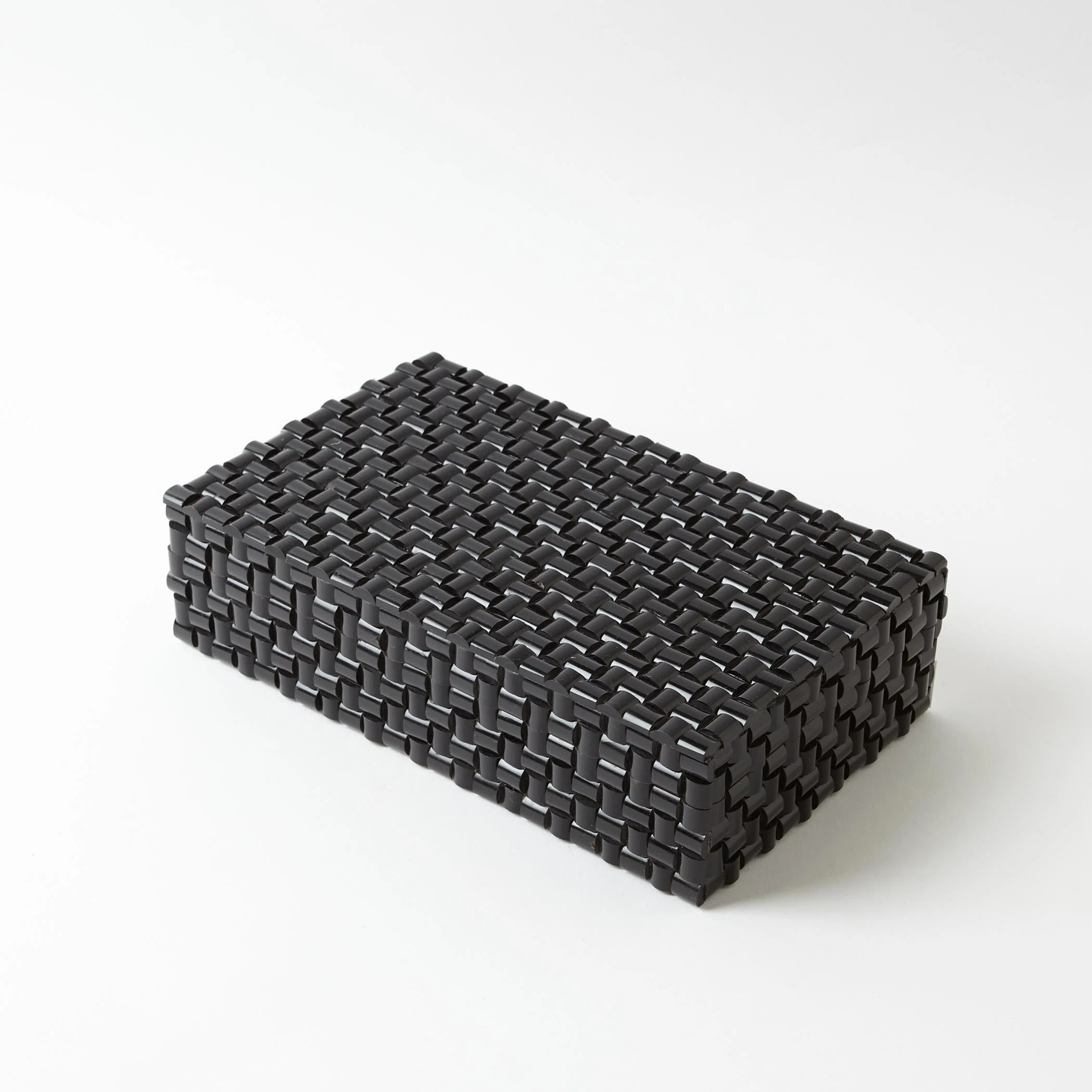 Horn Box Woven Black | Perigold