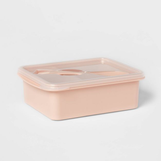 Plastic Bento Box with Utensil - Room Essentials™ | Target