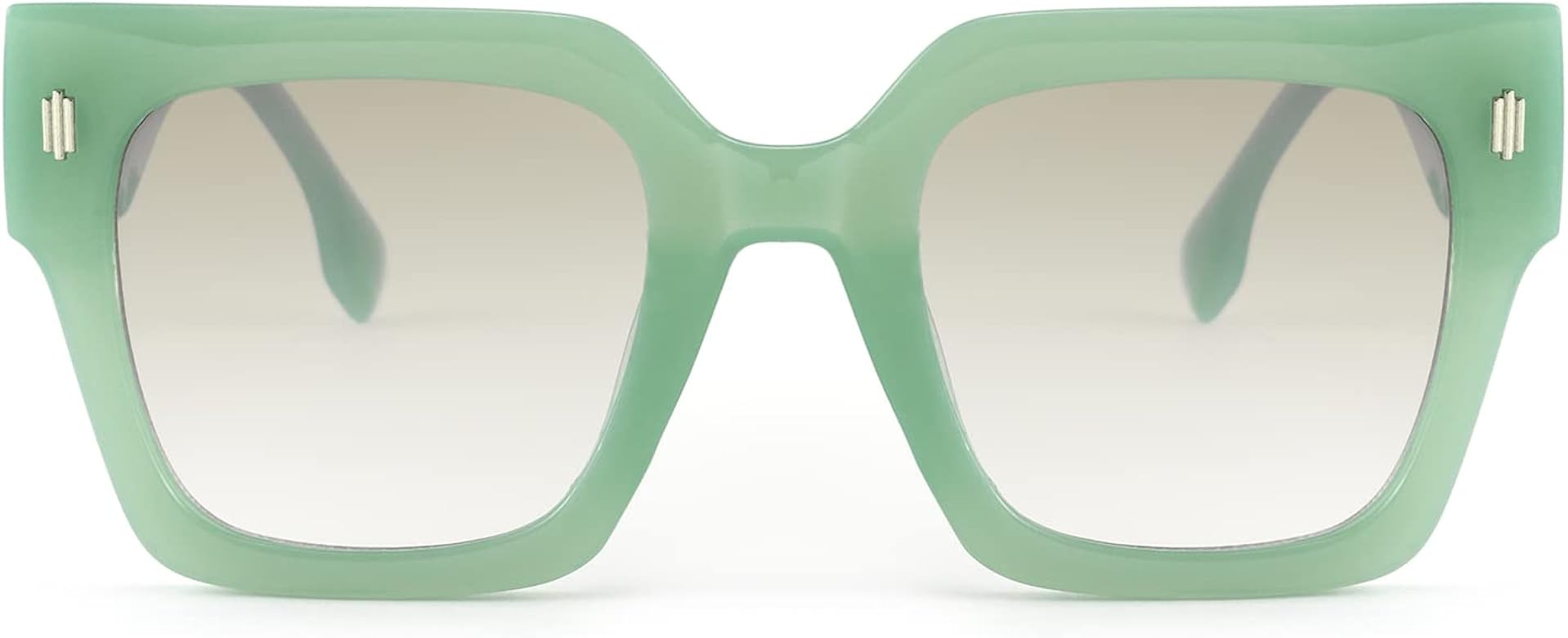 YuJian Retro Square Sunglasses for Women Men UV400 Protection Trendy Vintage Oversized Sun Glasse... | Amazon (US)